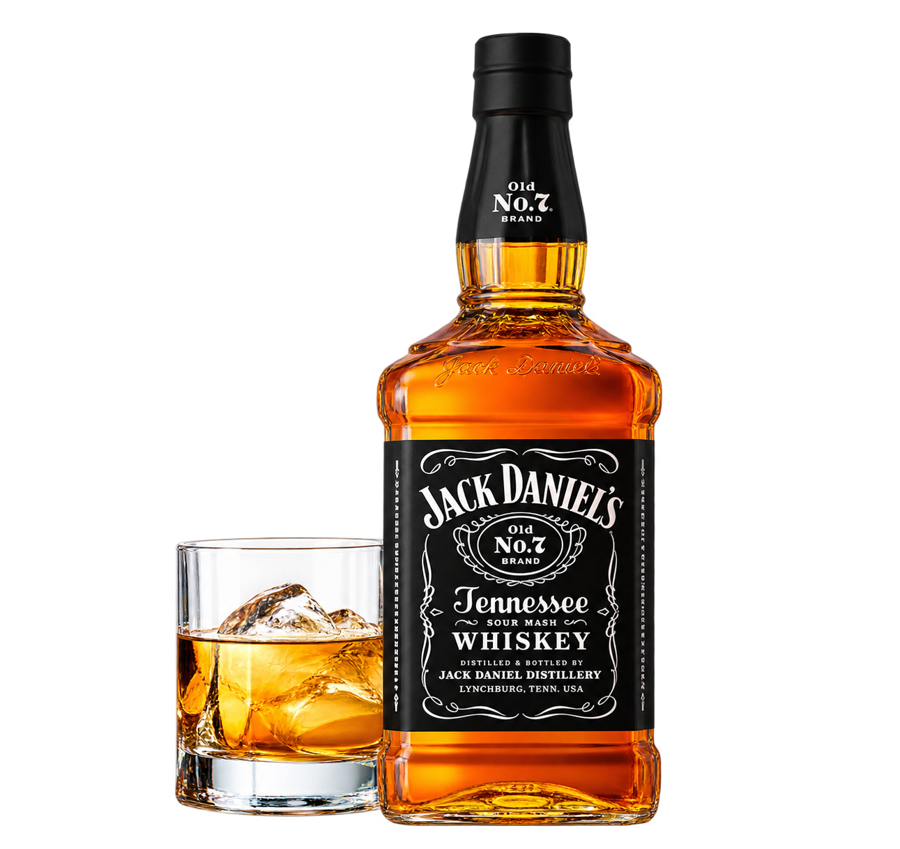 Jack Daniel's tradicional com copo