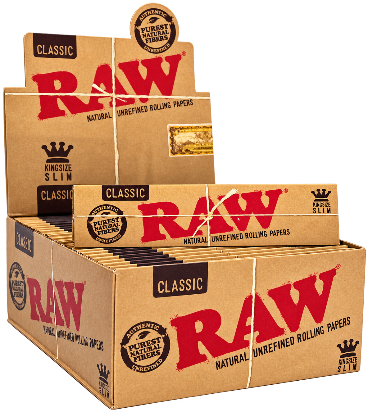 Display de seda RAW Classic King Size Slim