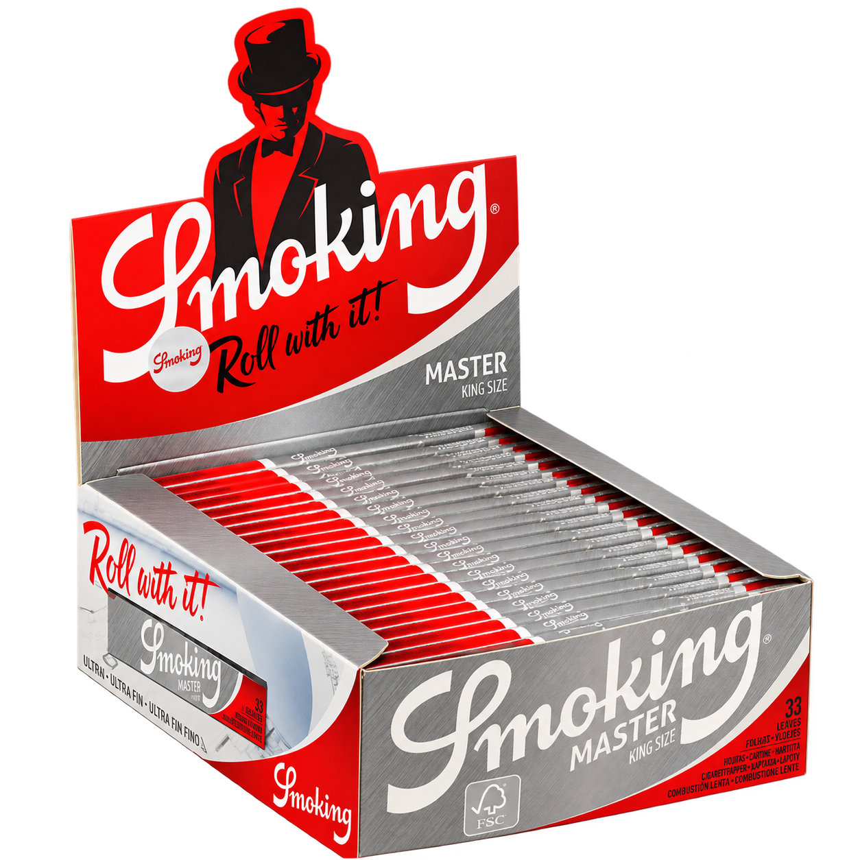 Display de seda Smoking Master King Size